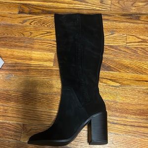Steve Madden Black Suede Boots